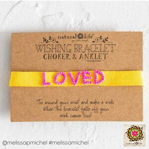 NATURAL LIFE Beaded Wishing Bracelet - Loved